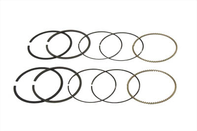 88" Twin Cam Moly Piston Ring Set Standard