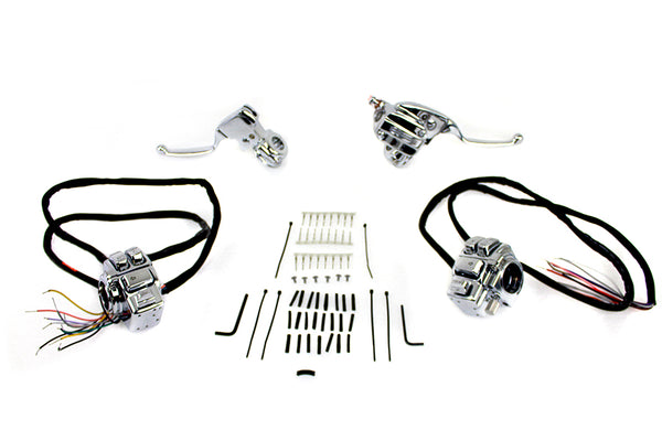 Chrome Handlebar Control Kit