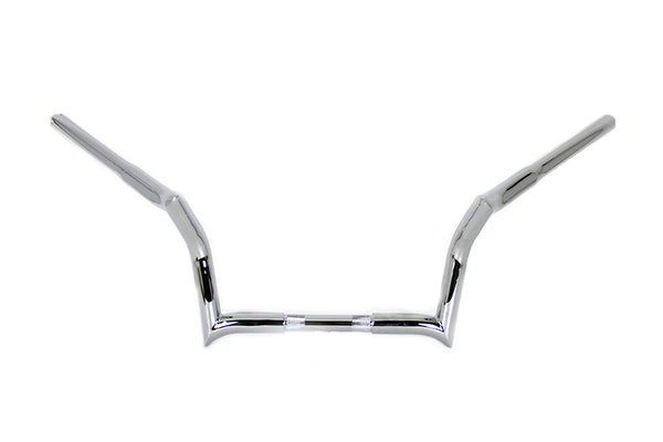 10" Z-Bar Handlebar without Indents Chrome