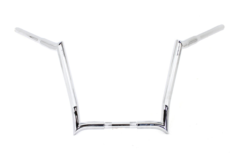 14" Z-Bar Handlebar without Indents Chrome