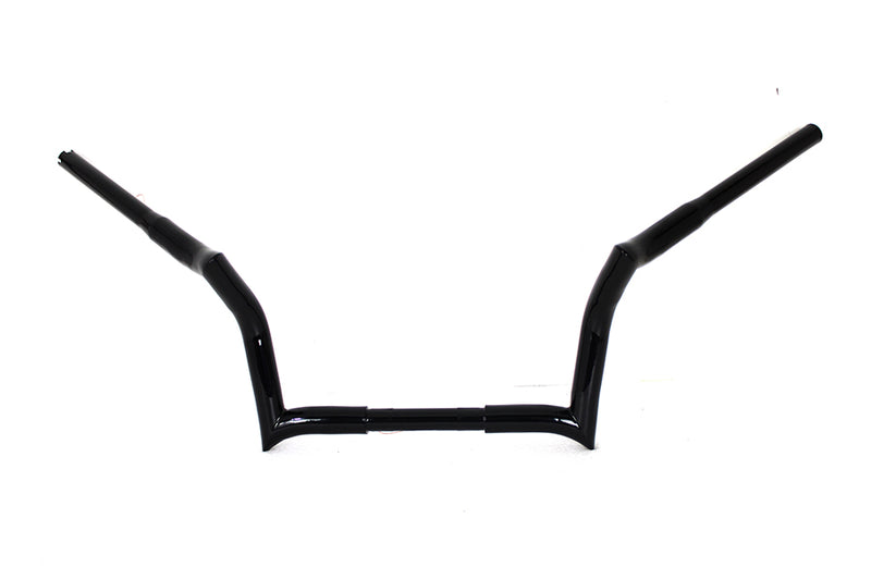 10" Z-Bar Handlebar without Indents Black