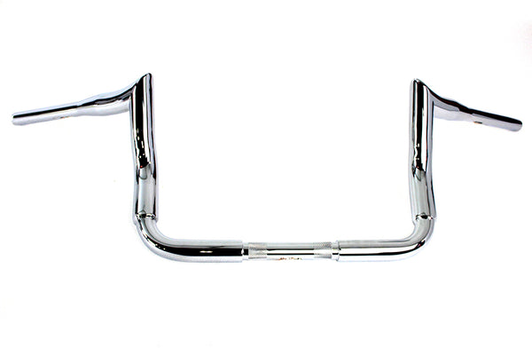 10" Bagger Ape Style Handlebar Chrome