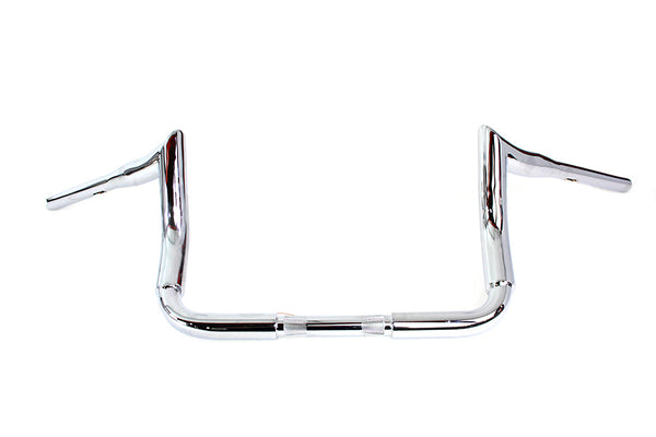 10" Bagger Ape Style Handlebar Chrome