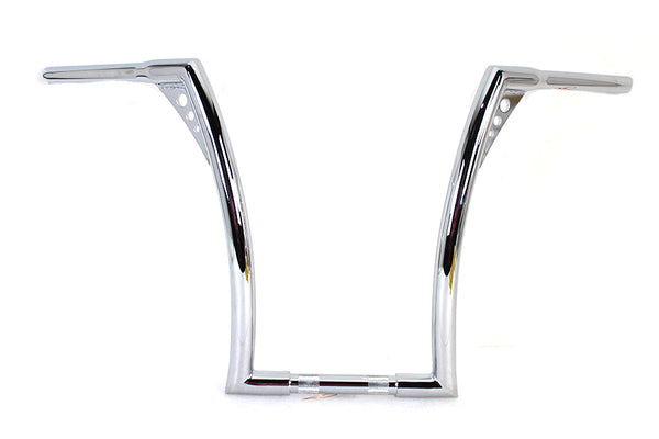 17" Chrome Z-Bar Handlebar with Indents