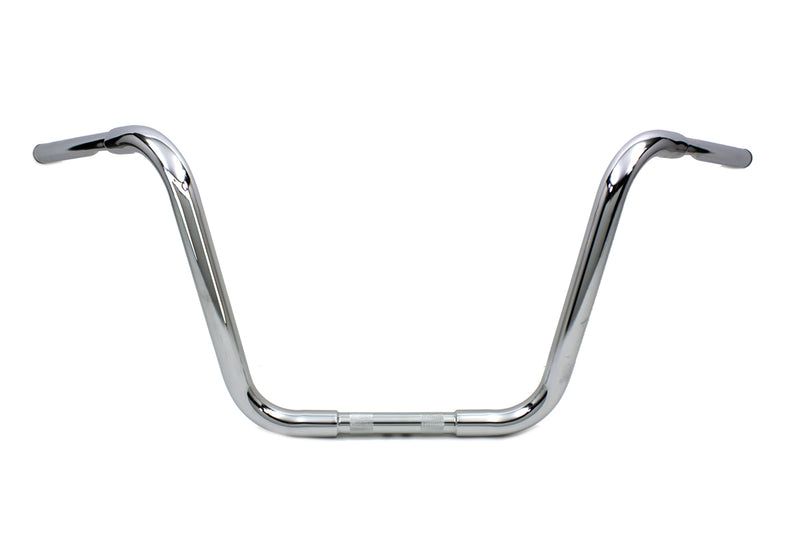 14" Buffalo Ape Hanger Handlebar with Indents Chrome