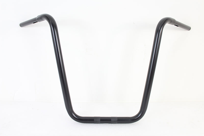 19-1/2" Rhino Ape Hanger Handlebar with Indents Black