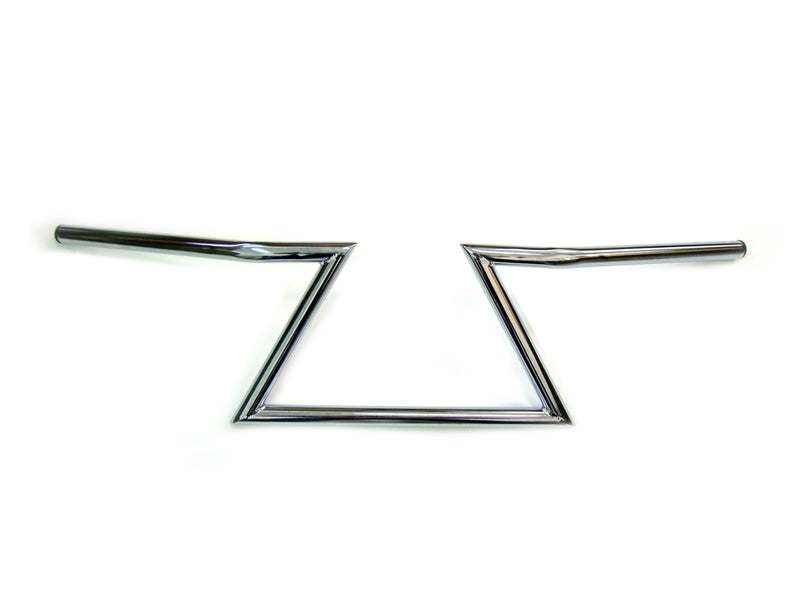 8" Z Handlebars Chrome without Indents