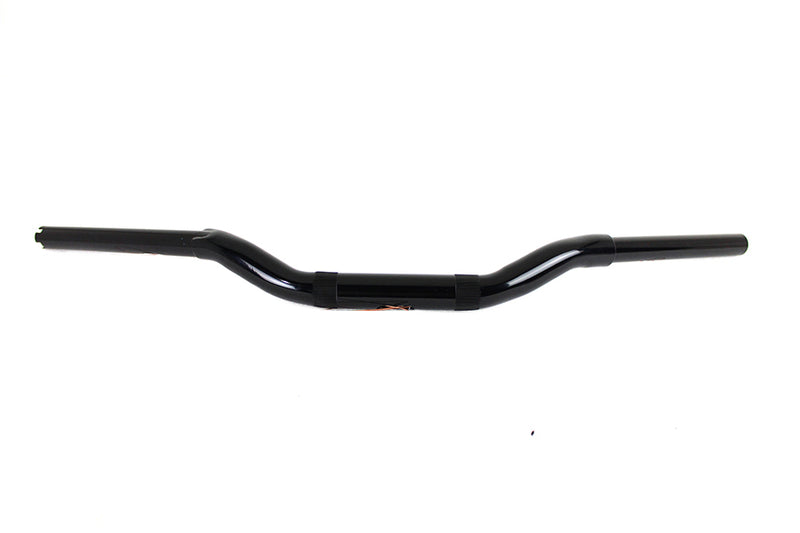 2" Drag Handlebar without Indents Black