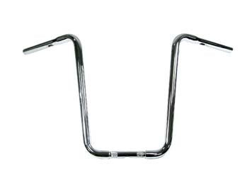 Narrow Body Ape Hanger Handlebar with Indents Chrome