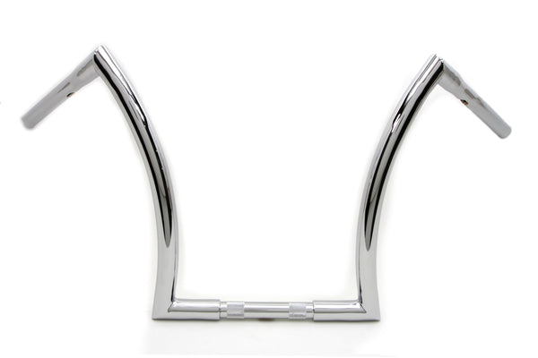 16" Z Handlebar with Indents Chrome