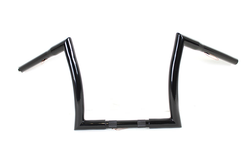 12" Z Handlebar without Indents Black