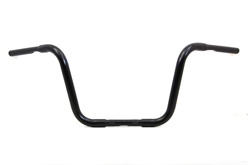 12" Buffalo Ape Hanger Handlebar with Indents Black