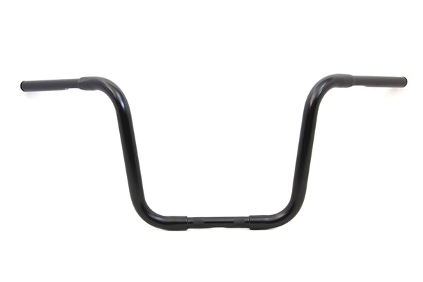 12-1/2" Buffalo Ape Hanger Handlebar with Indents Black