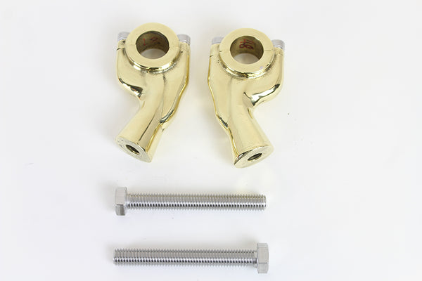 1" Smooth Pullback Riser Set Brass Sand