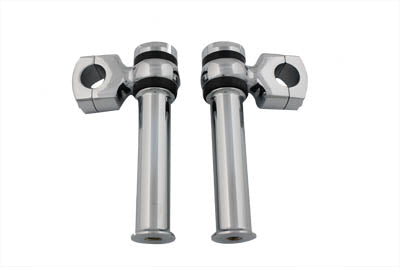 Chrome 5-1/4" Offset Dog Bone Riser Set