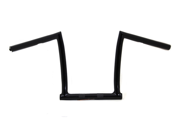 11" Black ChiZeled Z-Bar Handlebar with Indents