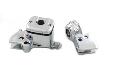 Chrome OE Style Smooth Handlebar Control Cover Kit