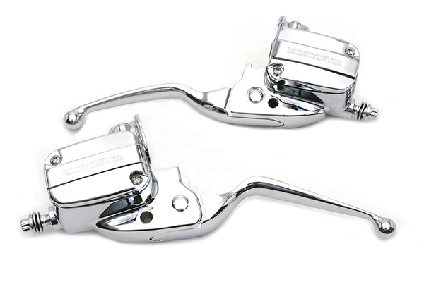 Handlebar Control Kit Chrome with Hydraulic Clutch