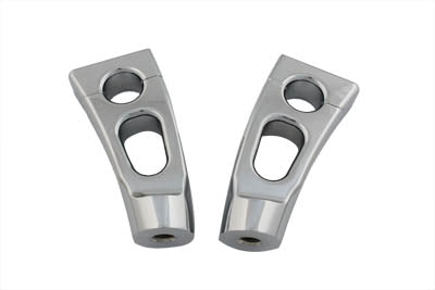 4-1/4" Switchback Chrome Riser Set