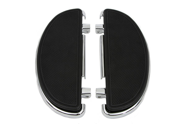 Chrome Driver Half Moon Footboard Set