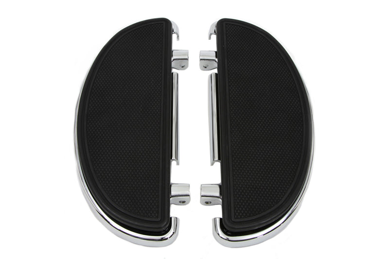 Chrome Driver Half Moon Footboard Set