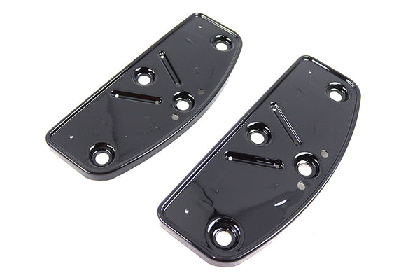 OE Driver Footboard Set Black 'D' Shape