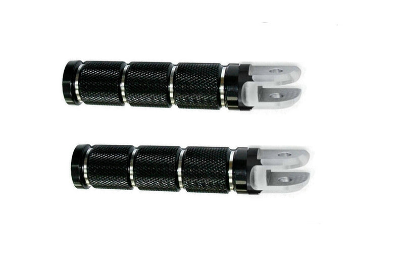 Black Retro Rider Footpeg Set