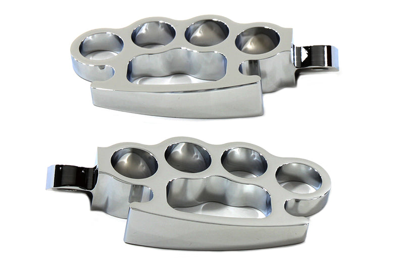 Chrome Knuckle Footpeg Set