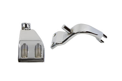 Chrome Driver Footpeg Mount Set