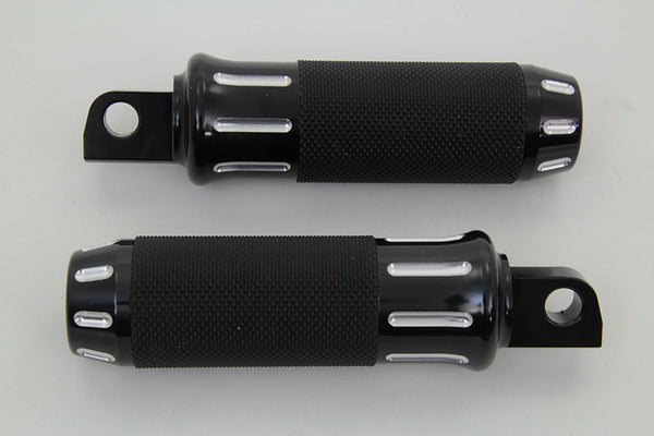 Black Cobra Style Footpeg Set