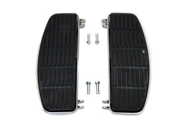 FXRP Driver Chrome 'D' Shape Footboard Set