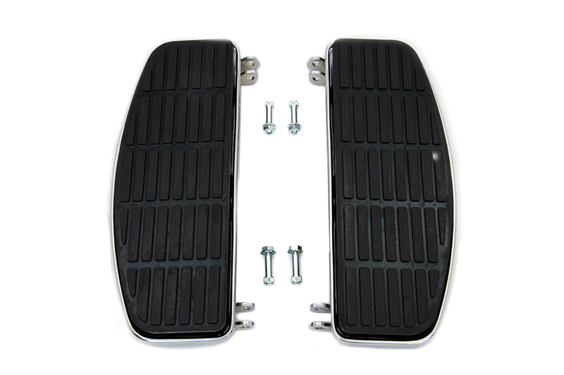 FXRP Driver Chrome 'D' Shape Footboard Set