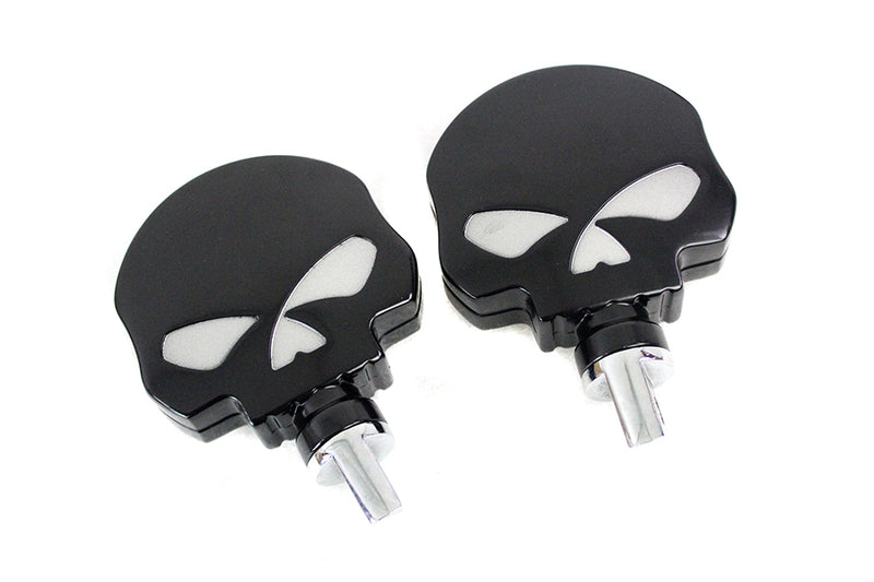 Skull Highway Footpeg Set Black