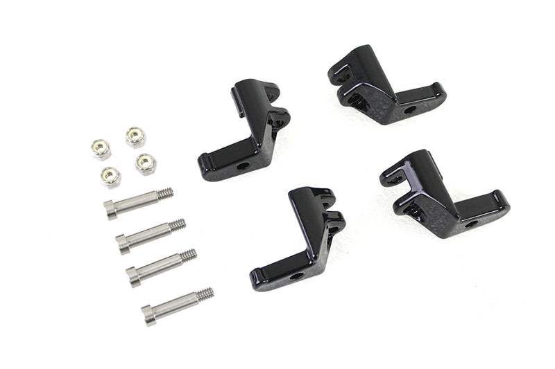 Driver Footboard Relocator Kit Black