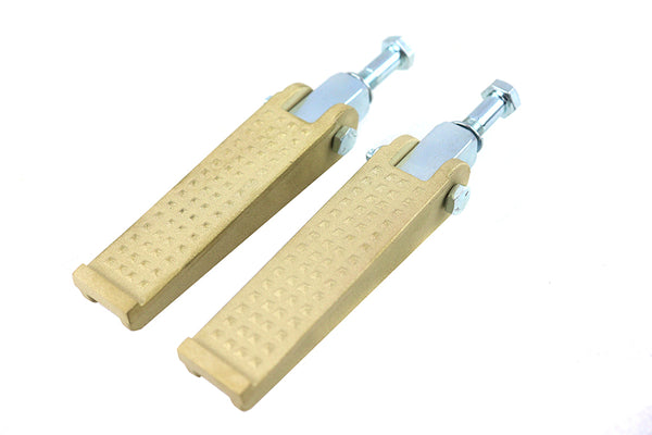 Anderson Chopper Style Footpeg Set Brass