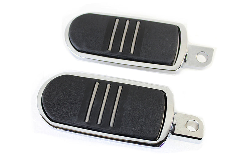 Chrome Small Streamliner Style Footpeg Set