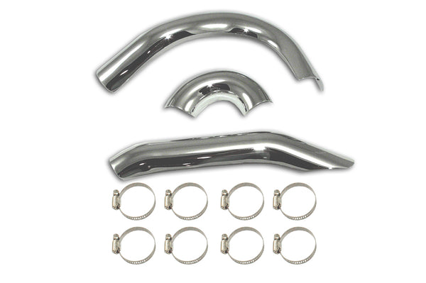 Dual Exhaust Pipe Heat Shield Set