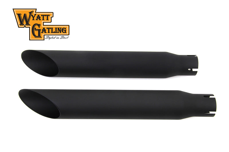 Wyatt Gatling Black Slash Slip-On Muffler Set