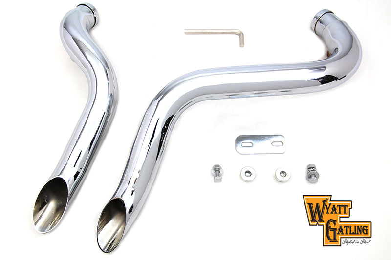 Wyatt Gatling Down Draft Exhaust Header Set