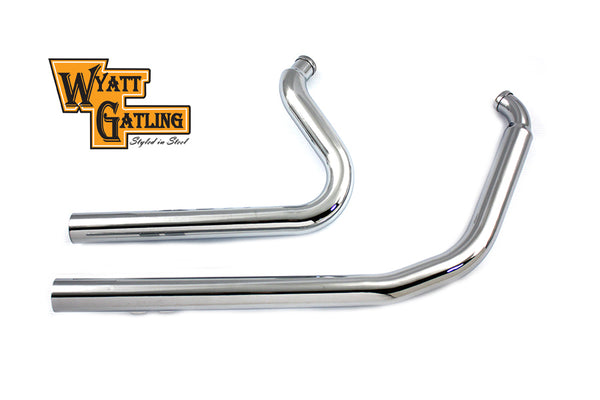 Wyatt Gatling Exhaust Drag Pipe Set Straight Cut