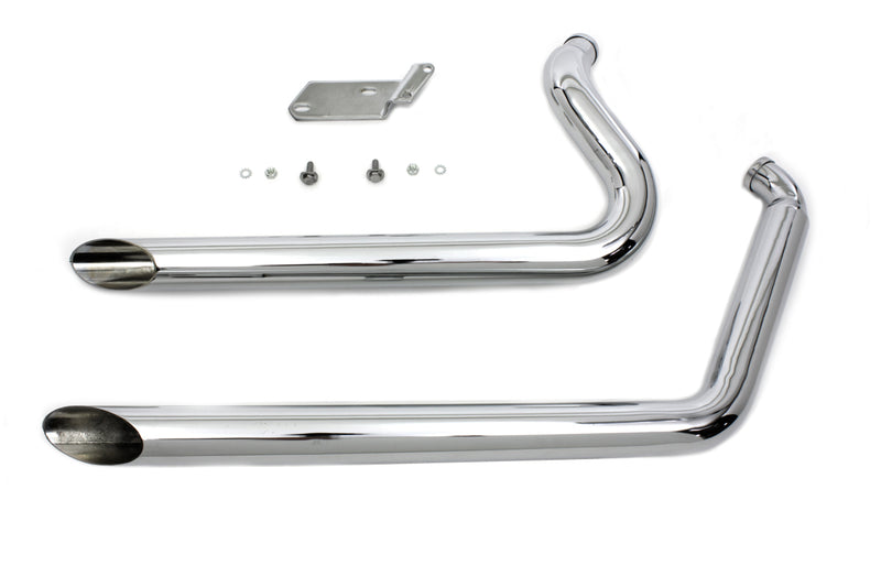 Wyatt Gatling Exhaust Drag Pipe Set Side Slash