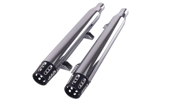 Indian Slip On Muffler Set Chrome