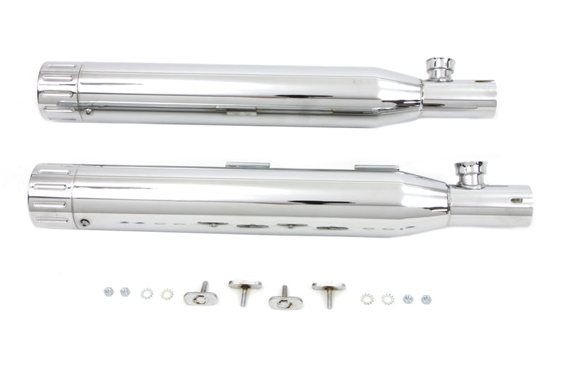 Chrome Slip On Muffler Set