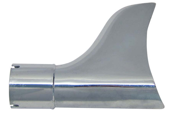 Chrome Fishtail Tip Set for 1-3/4" Muffler