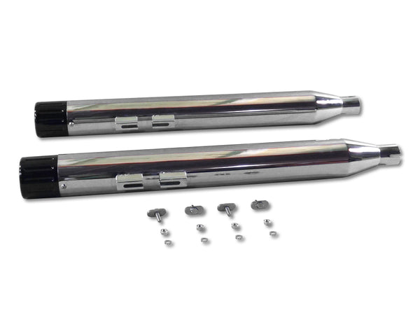 Muffler Set with Black Revolver End Tips