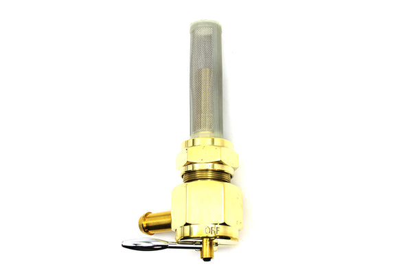 Sifton Brass Hex Petcock 90° Left Hand Spigot with Nut