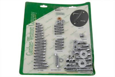 Engine Dress Up Screw Kit Allen Chrome