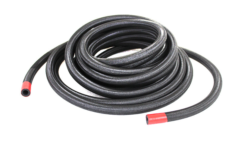 Braided Oil Hose Black