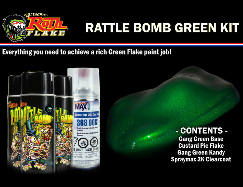 Rattle Bomb Spray Kit Green