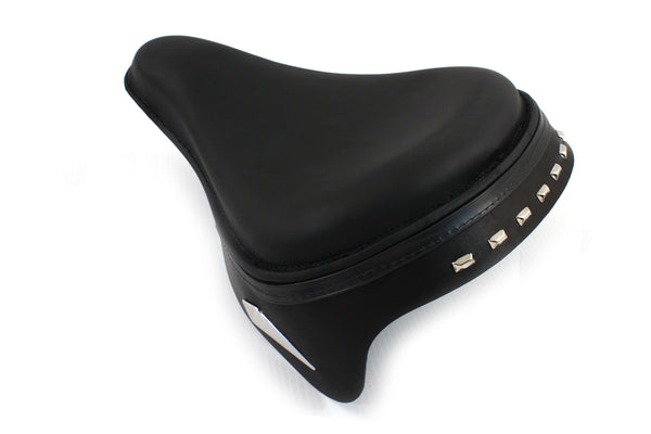 Black Leather Metro Police Solo Seat